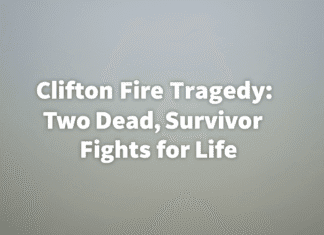 Clifton Fire Tragedy: Two Dead, Survivor Fights for Life
