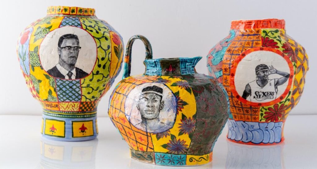 Roberto Lugo Lecture at Munson Museum of Artwork, Oct. 21, Utica 1 lugo_works