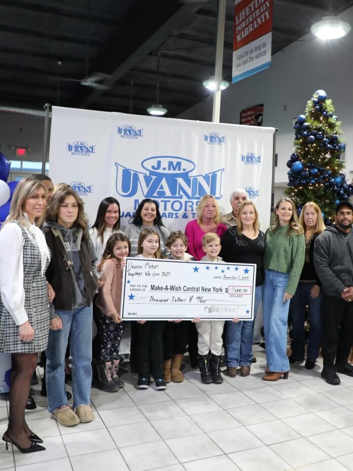 Make A Wish Group Check Photo