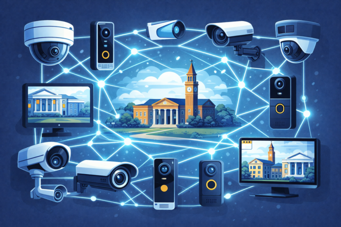 surveillance camera network: