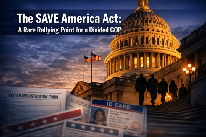 The SAVE America Act, up for a vote next week in the House, has been a rare rallying point for a divided GOP.
